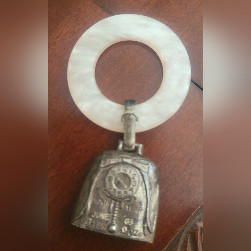 Vintage baby rattle